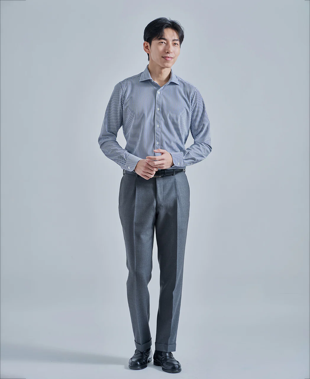 TOKYO SLIM FIT -  Spread High Gauge Jacquard J-TECH STRETCH  EASY CARE - Image 14