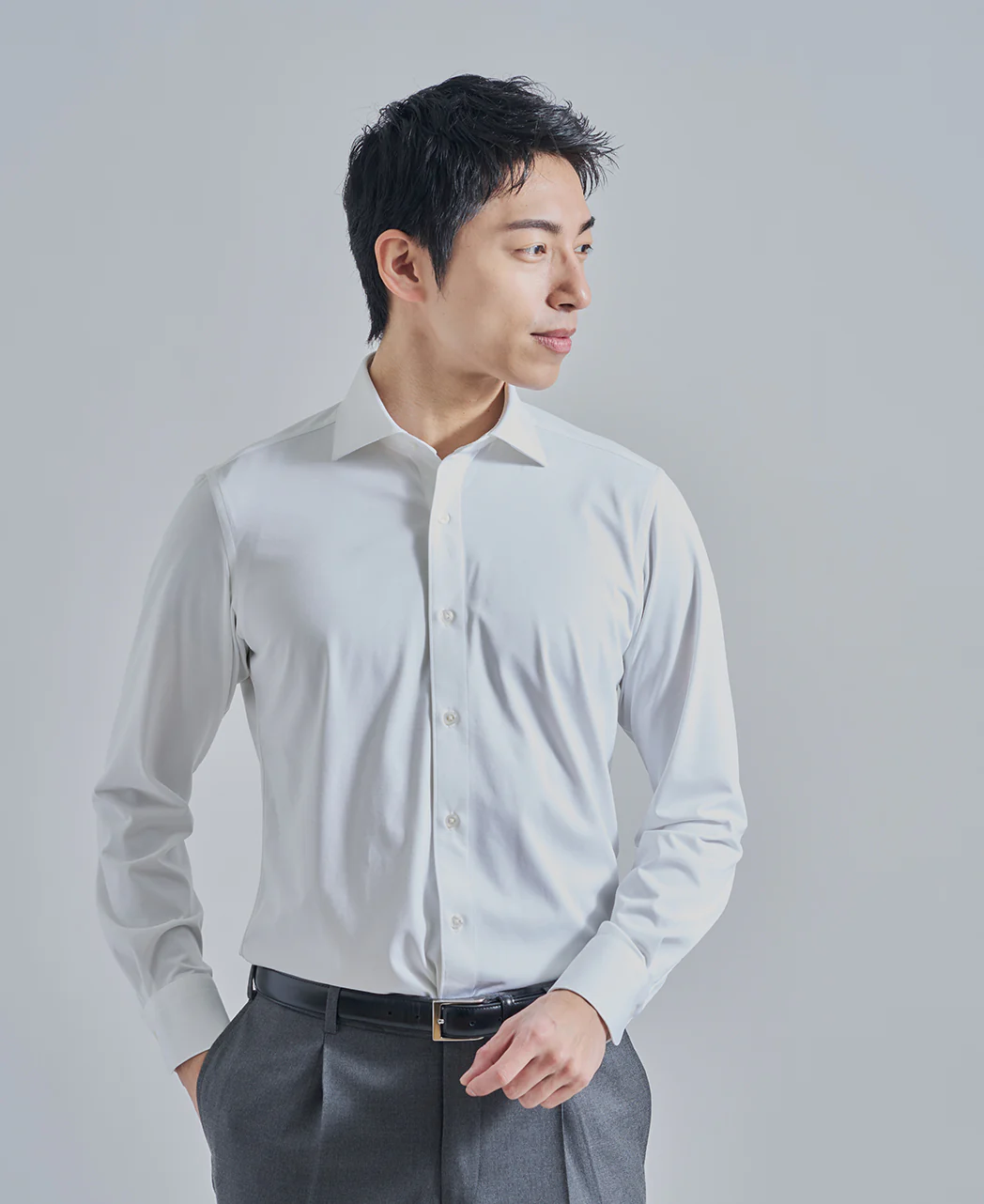 TOKYO SLIM FIT -  Italian Spread Premium Circular J-Tech Stretch EASY CARE - Image 2