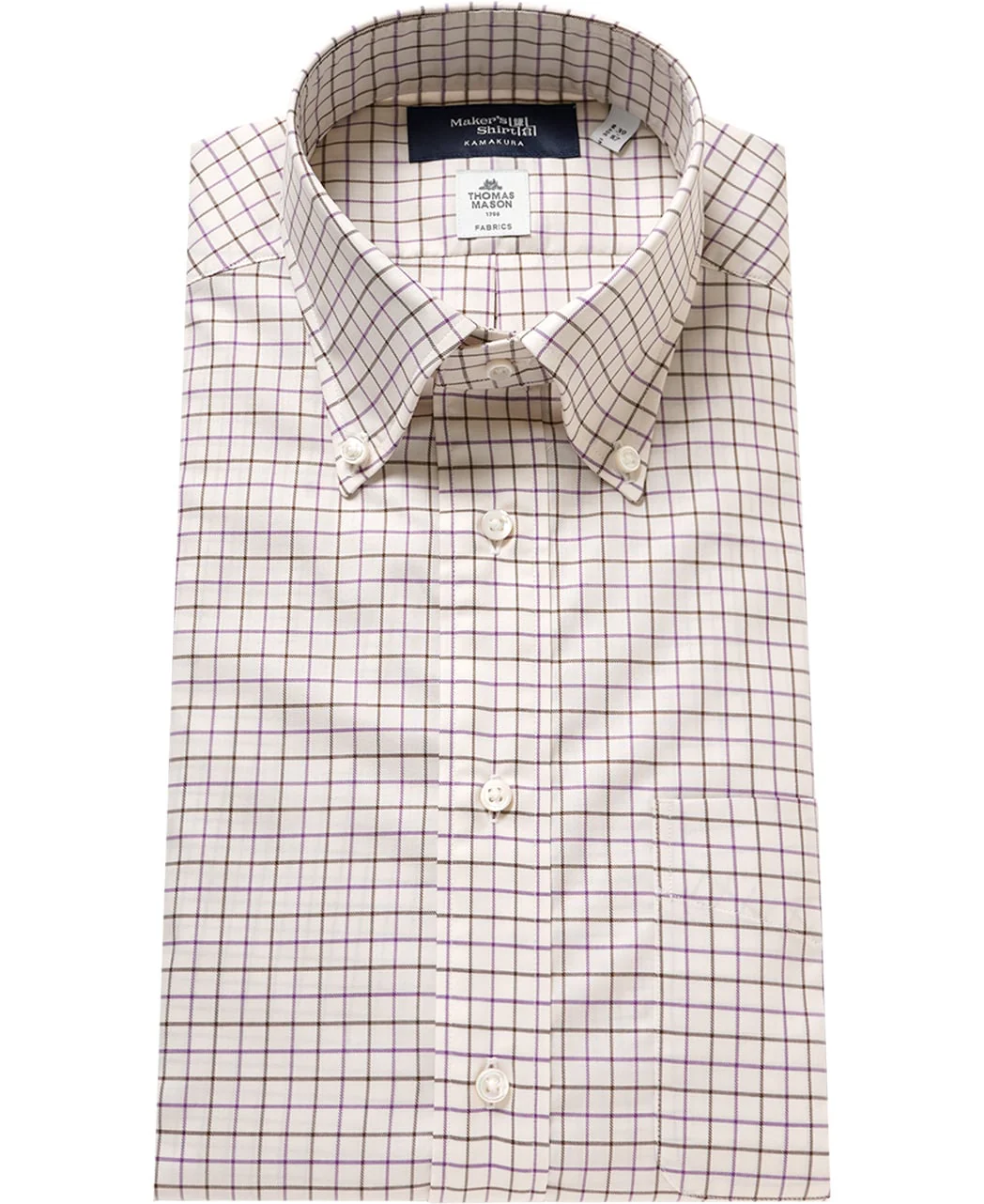 TOKYO SLIM FIT - Button Down Twill THOMAS MASON - Image 8