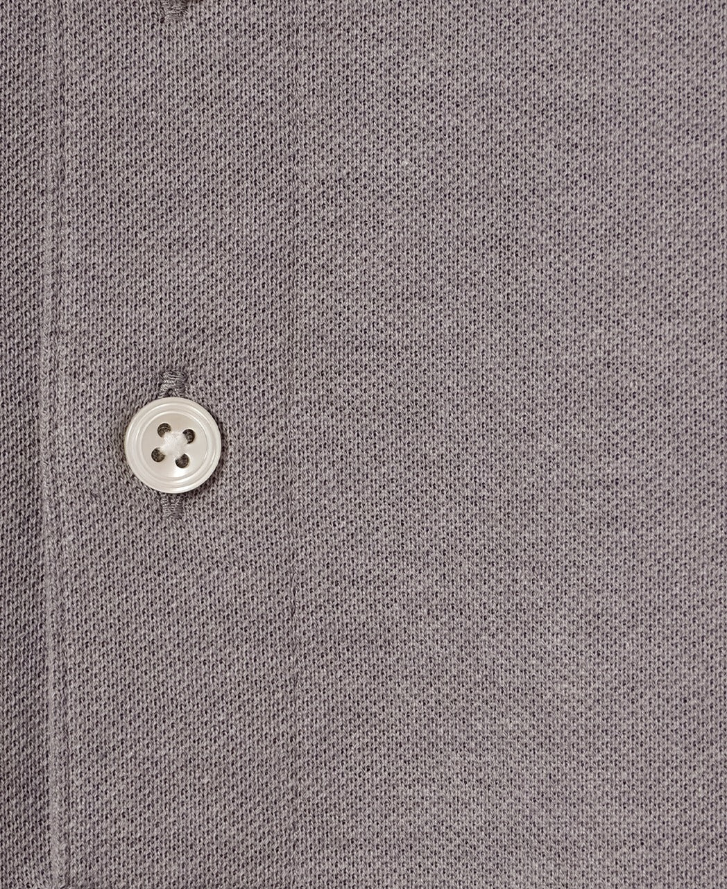 Ribbed Kanoko Knit Polo Shirt - Image 12