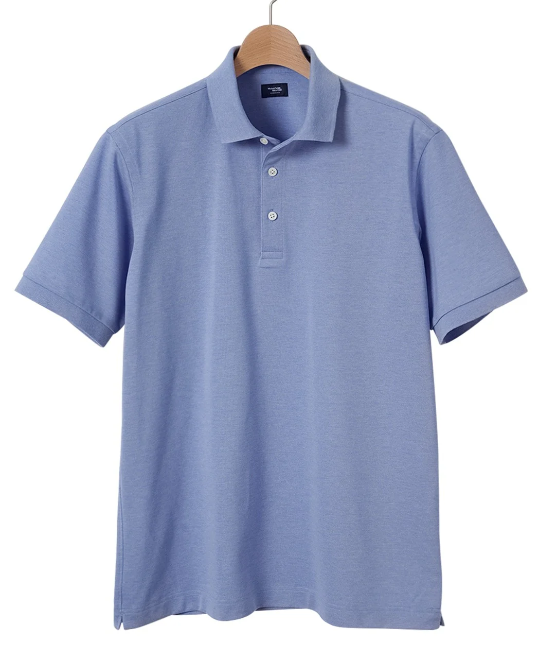 Ribbed Kanoko Knit Polo Shirt - Image 13