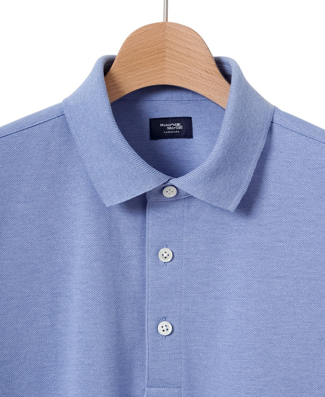 Ribbed Kanoko Knit Polo Shirt - Image 15