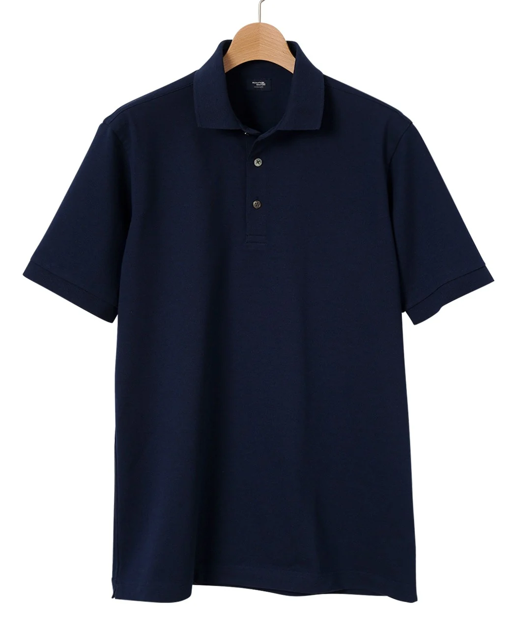 Ribbed Kanoko Knit Polo Shirt - Image 17
