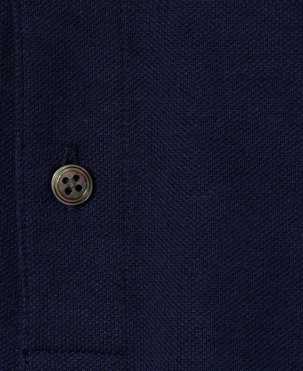 Ribbed Kanoko Knit Polo Shirt - Image 20