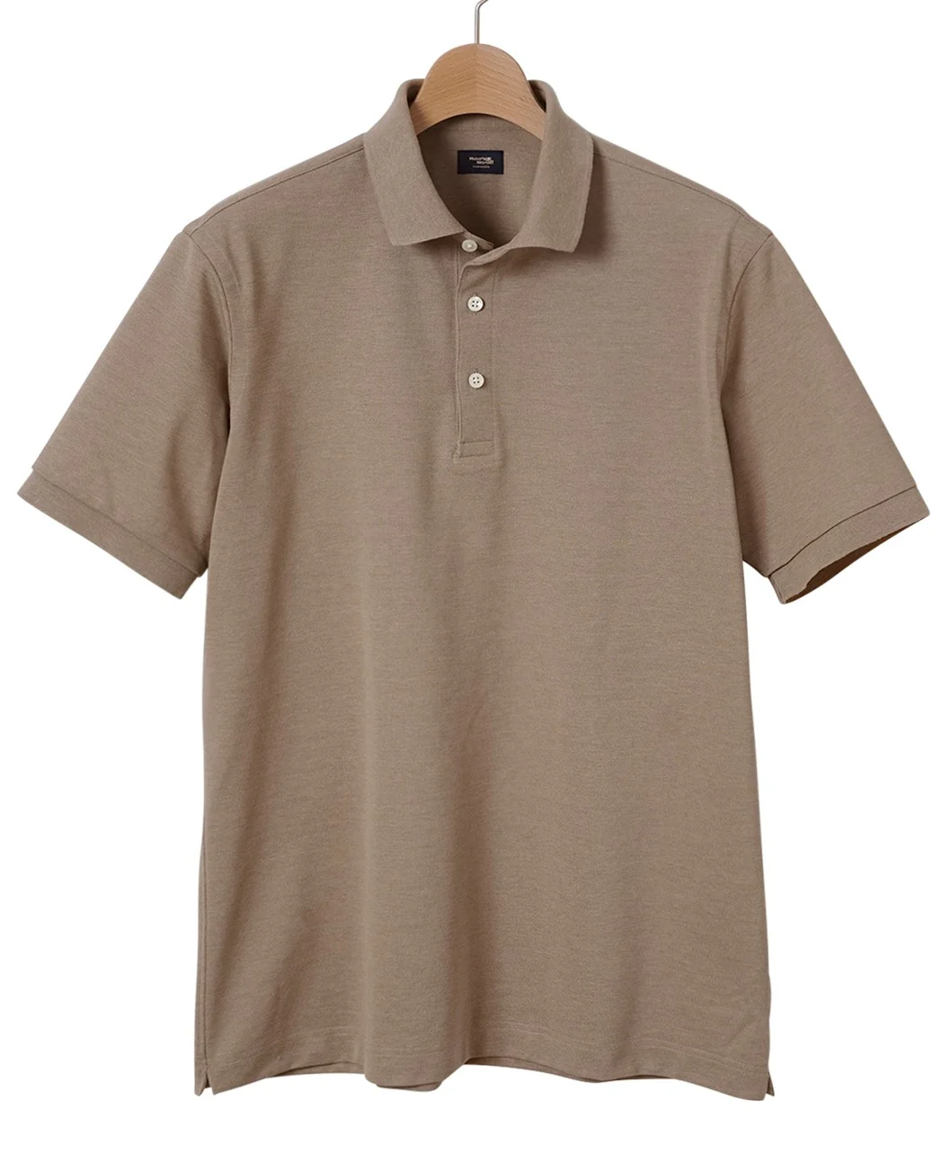 Ribbed Kanoko Knit Polo Shirt - Image 21