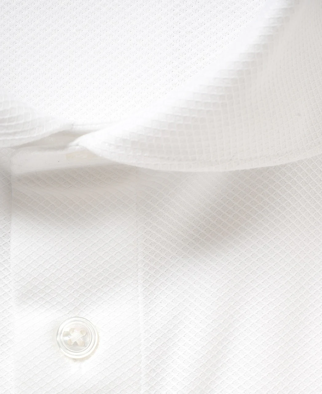 Short Sleeve Shirt - Cutaway Leno Jacquard J-Tech Stretch EASY CARE - Image 2