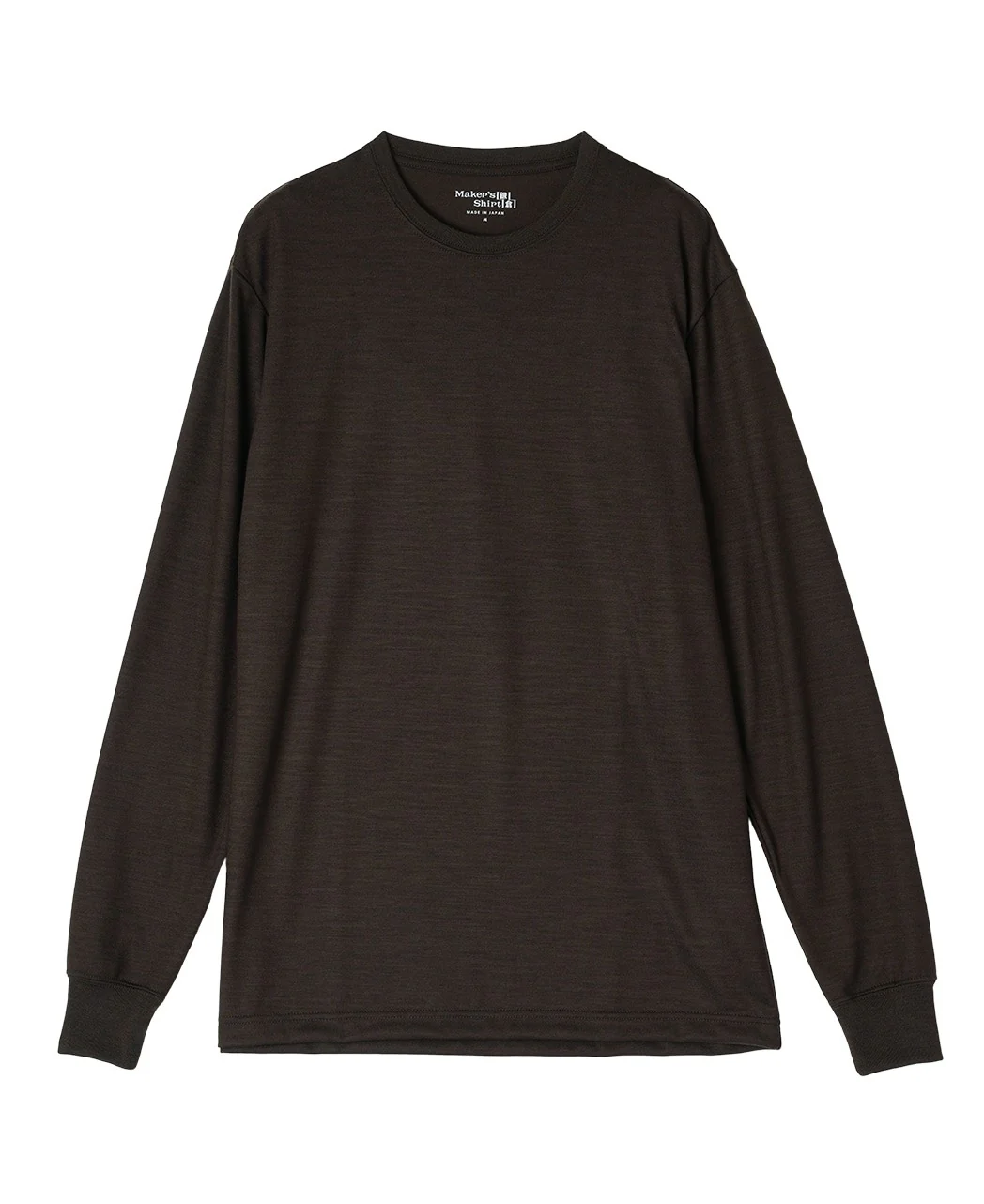 Merino Wool Crew Neck Long-Sleeve T-Shirt - Image 16