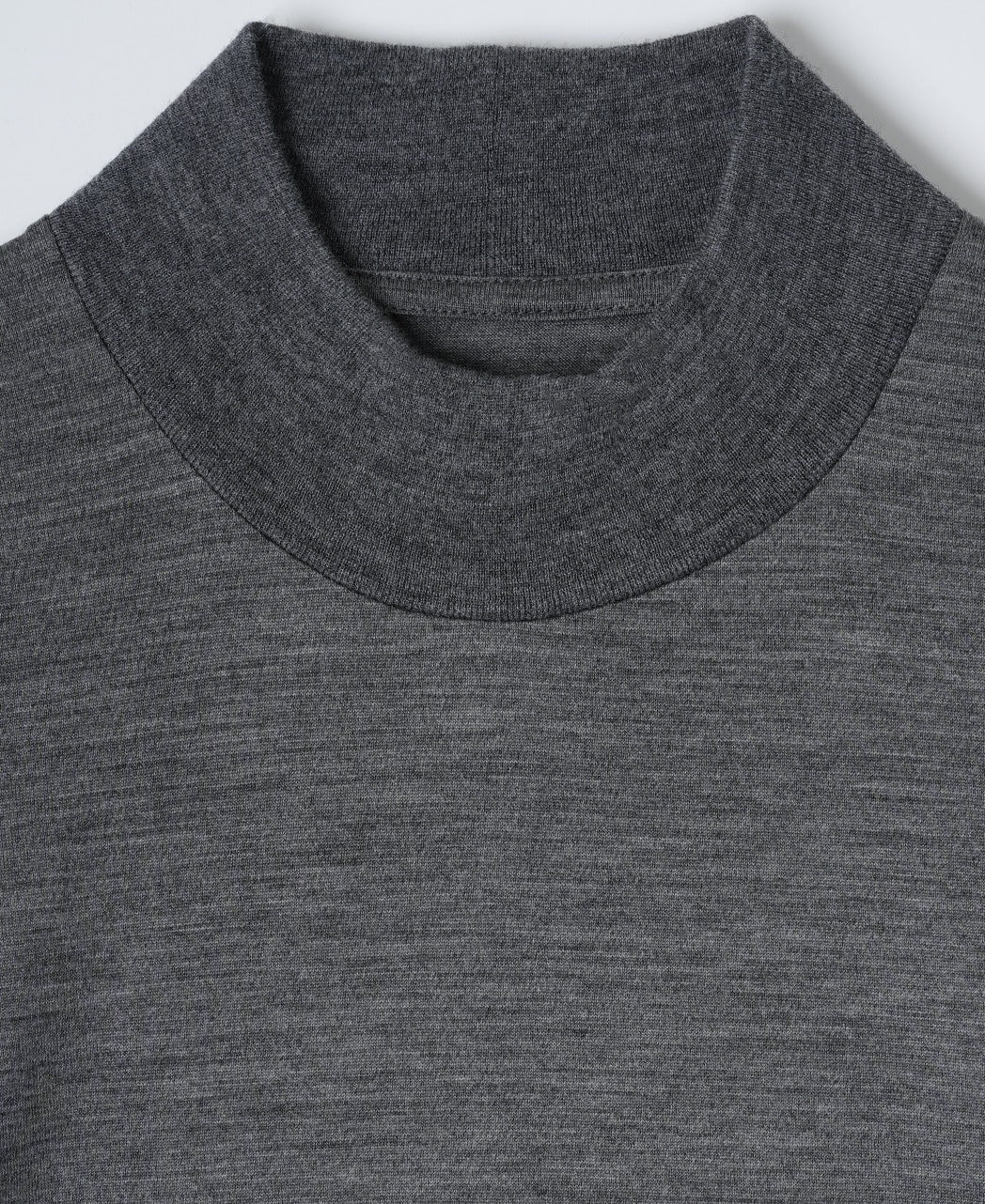 Merino Wool Mock Neck T-Shirt - Image 3