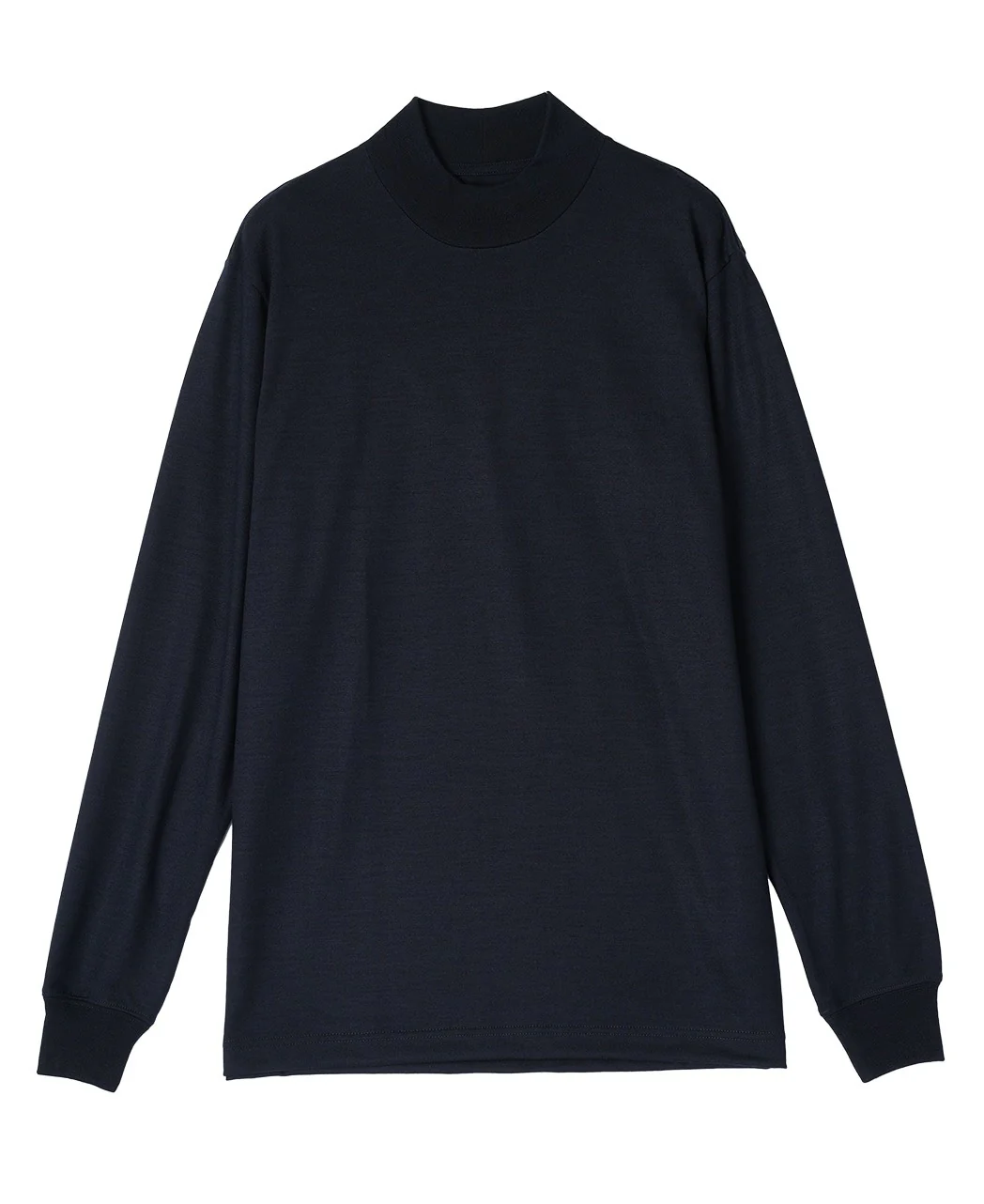 Merino Wool Mock Neck T-Shirt - Image 6