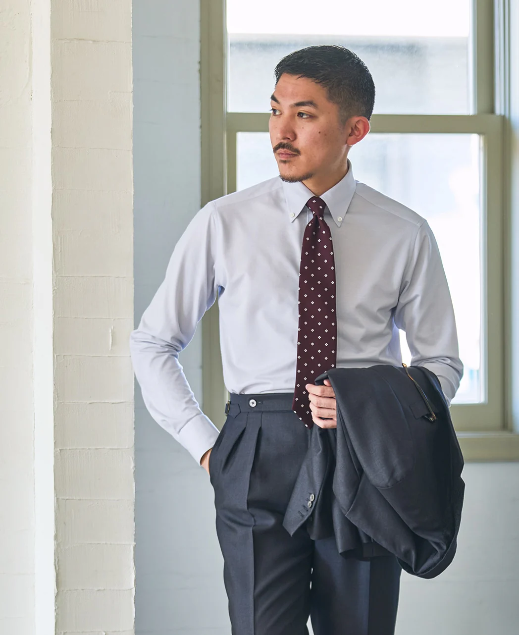 TOKYO SLIM FIT - Button Down J-Tech Stretch EASY CARE - Image 4