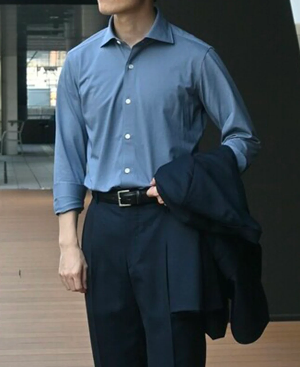 TOKYO SLIM FIT -  Spread J-Tech Stretch EASY CARE Pique - Image 11
