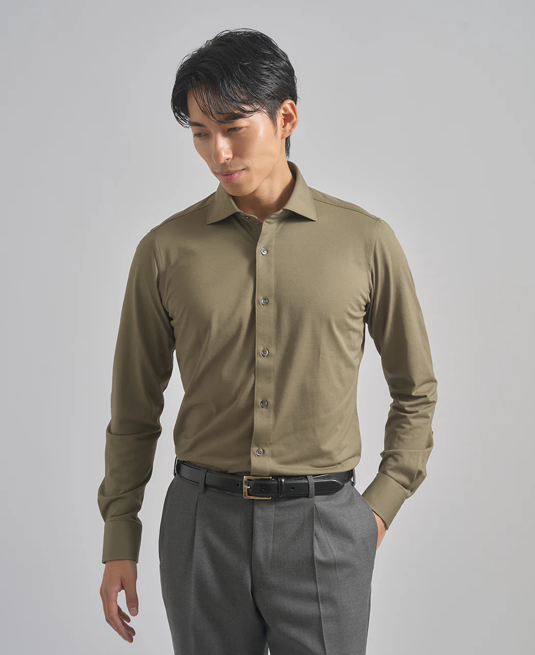 TOKYO SLIM FIT -  Spread J-Tech Stretch EASY CARE Pique - Image 2