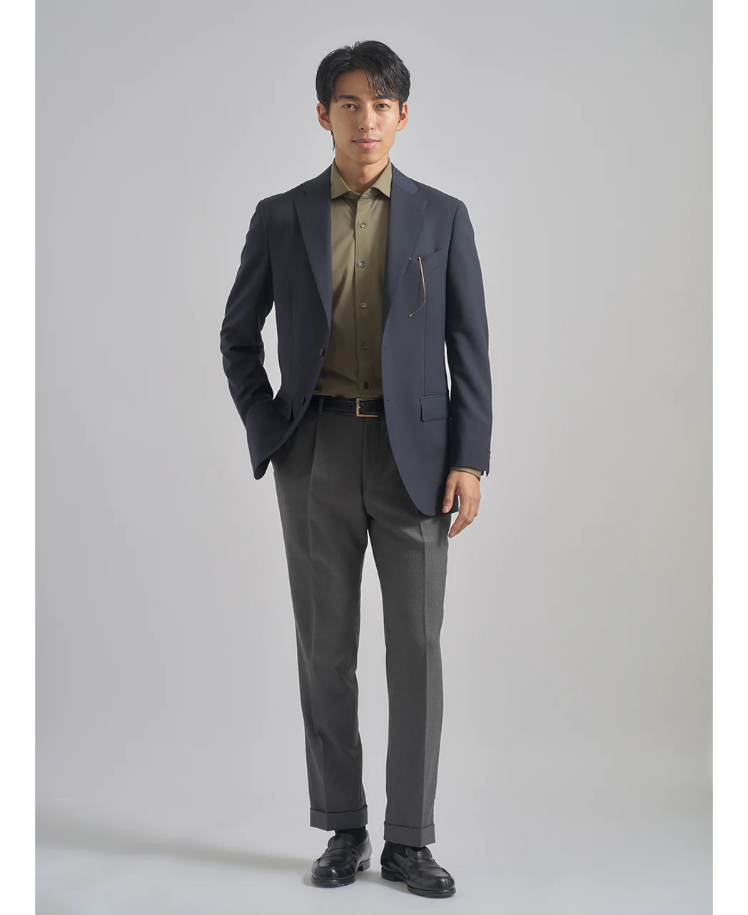 TOKYO SLIM FIT -  Spread J-Tech Stretch EASY CARE Pique - Image 4