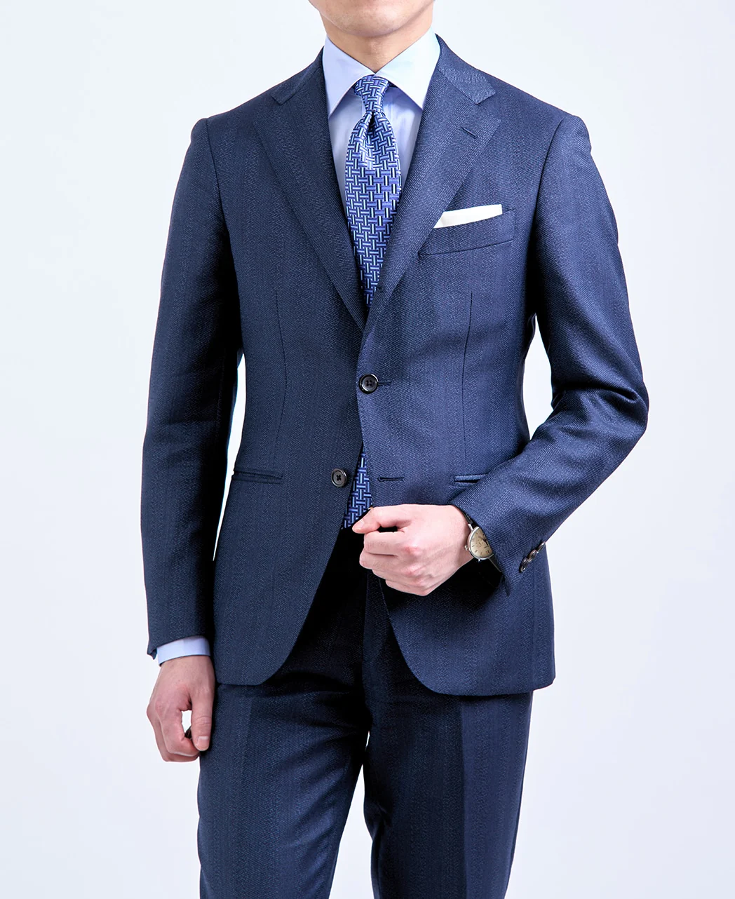 TOKYO SLIM FIT - Semi-spread Micro Twill 400 COUNT Paris Collection - Image 9
