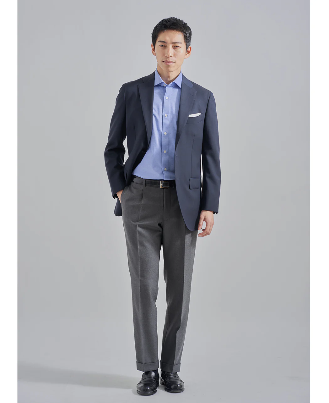 TOKYO SLIM FIT - Spread J-Tech Stretch EASY CARE High-Gauge Jacquard - Image 15