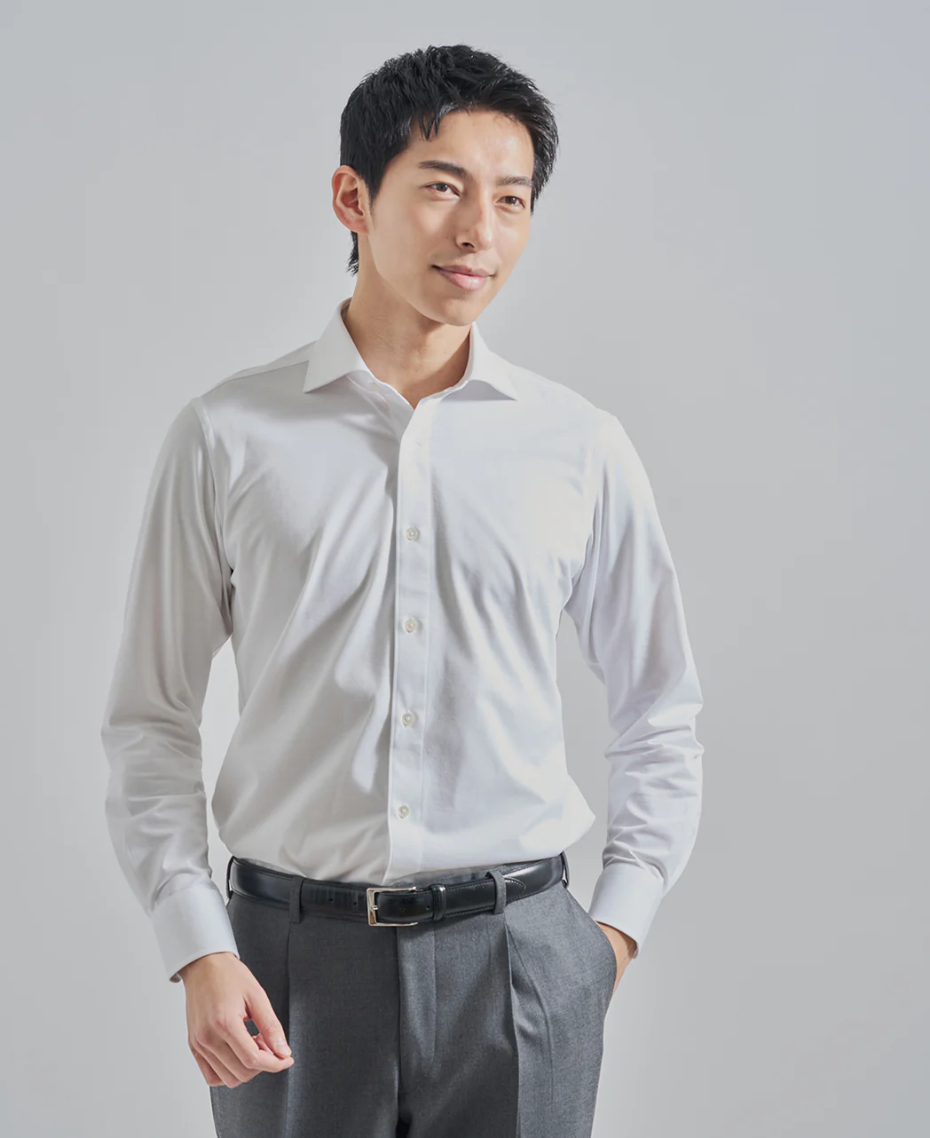 TOKYO SLIM FIT - Spread J-Tech Stretch EASY CARE High-Gauge Jacquard - Image 2