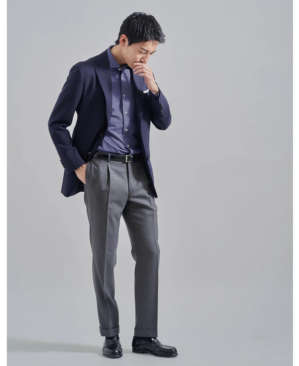 TOKYO SLIM FIT - Spread J-Tech Stretch EASY CARE High-Gauge Jacquard - Image 25