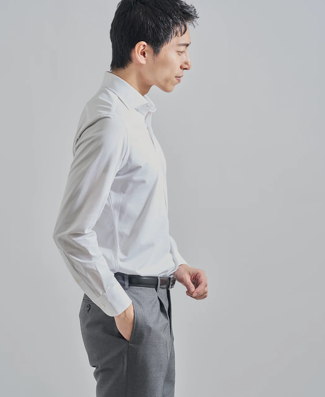 TOKYO SLIM FIT - Spread J-Tech Stretch EASY CARE High-Gauge Jacquard - Image 3