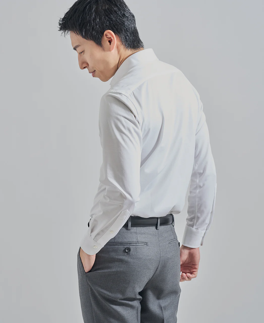 TOKYO SLIM FIT - Spread J-Tech Stretch EASY CARE High-Gauge Jacquard - Image 4