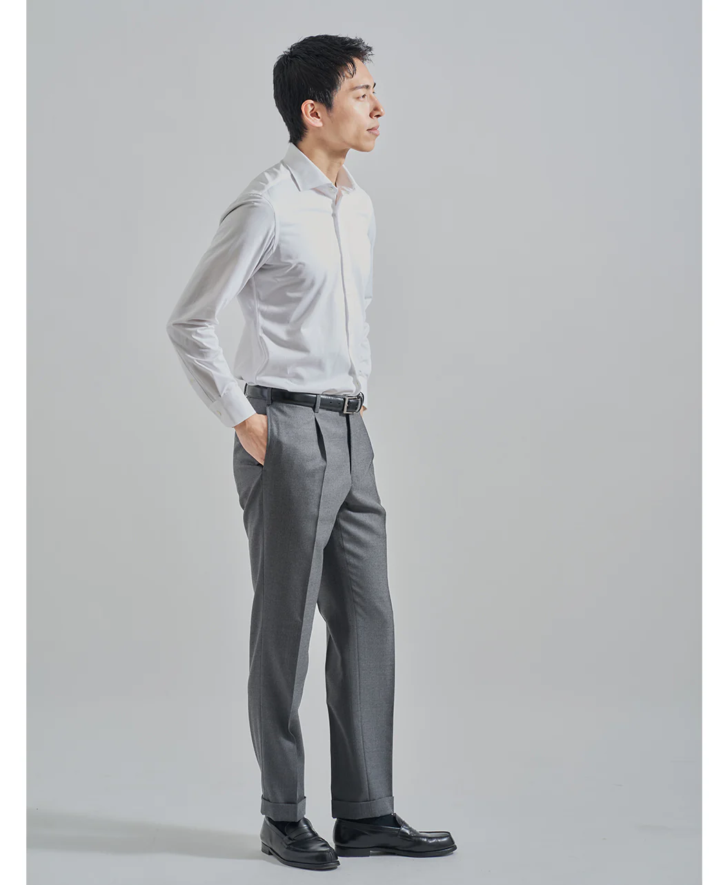 TOKYO SLIM FIT - Spread J-Tech Stretch EASY CARE High-Gauge Jacquard - Image 5