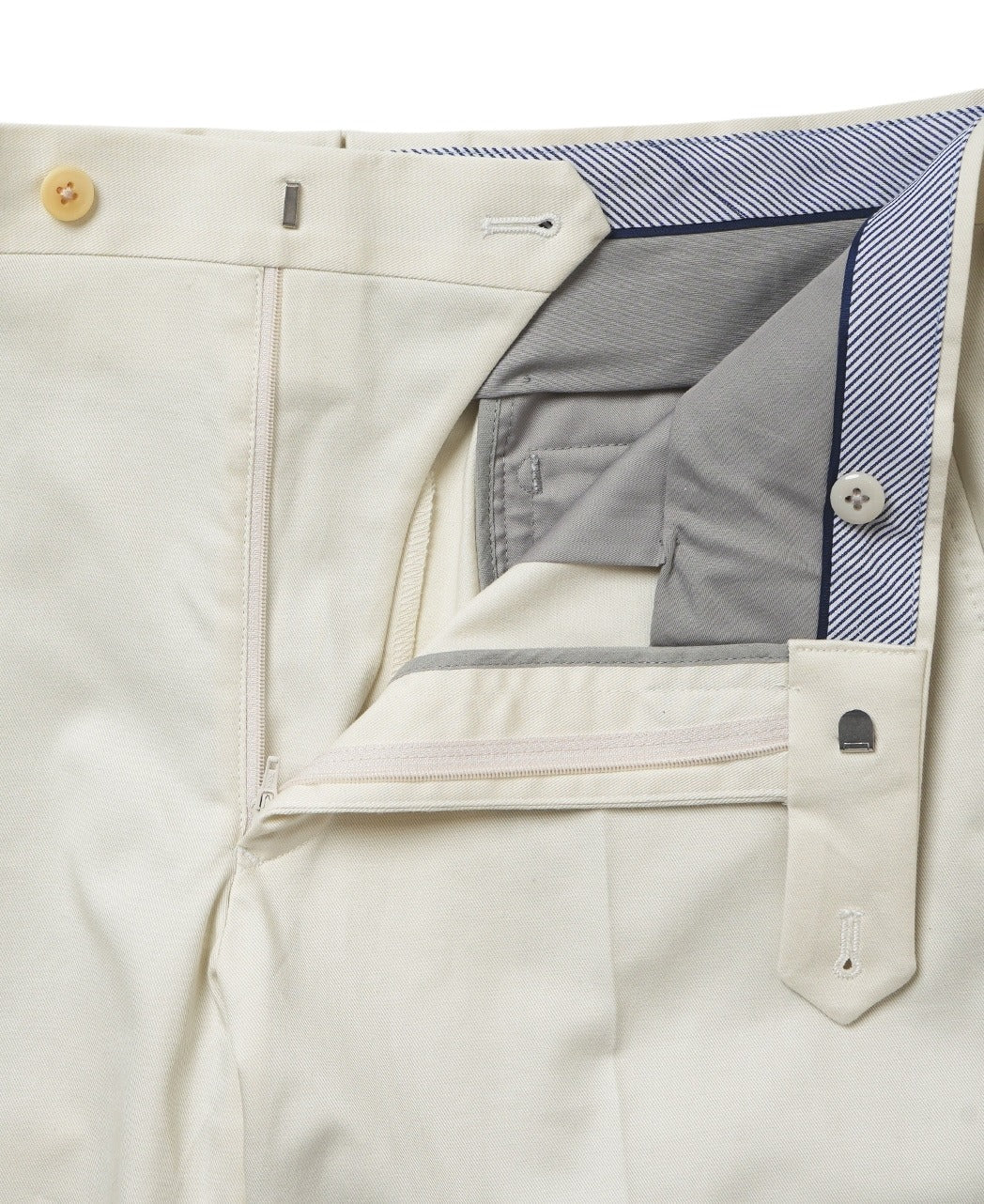Flat-Front Stretch Pants Cotton Blend - Image 10