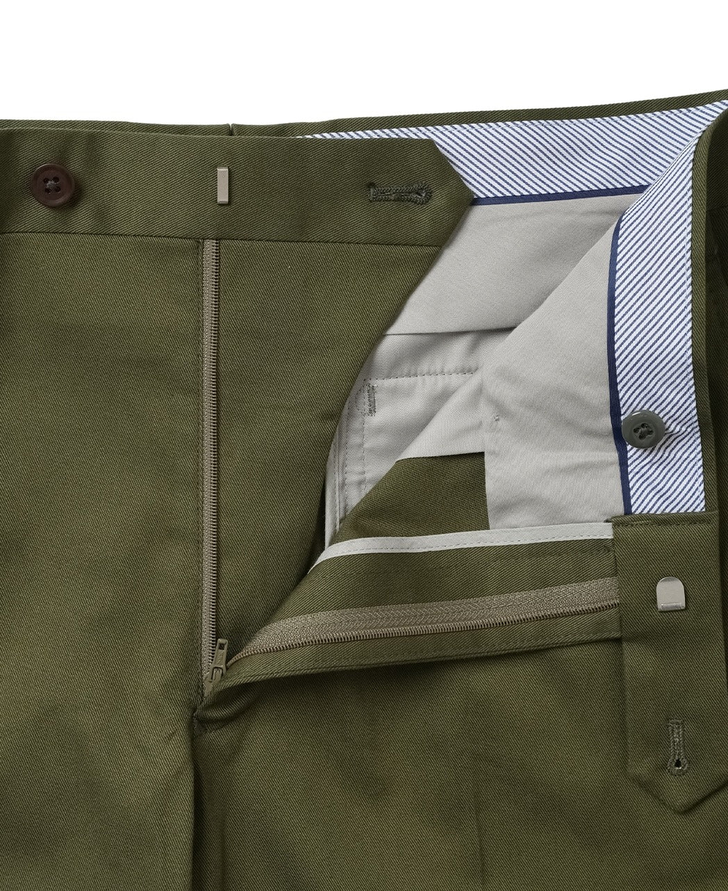 Flat-Front Stretch Pants Cotton - Image 2