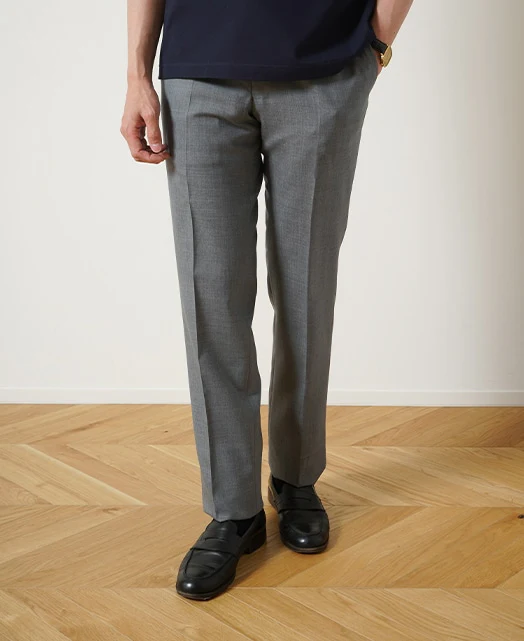 Wool Trousers Flat Front - Image 2