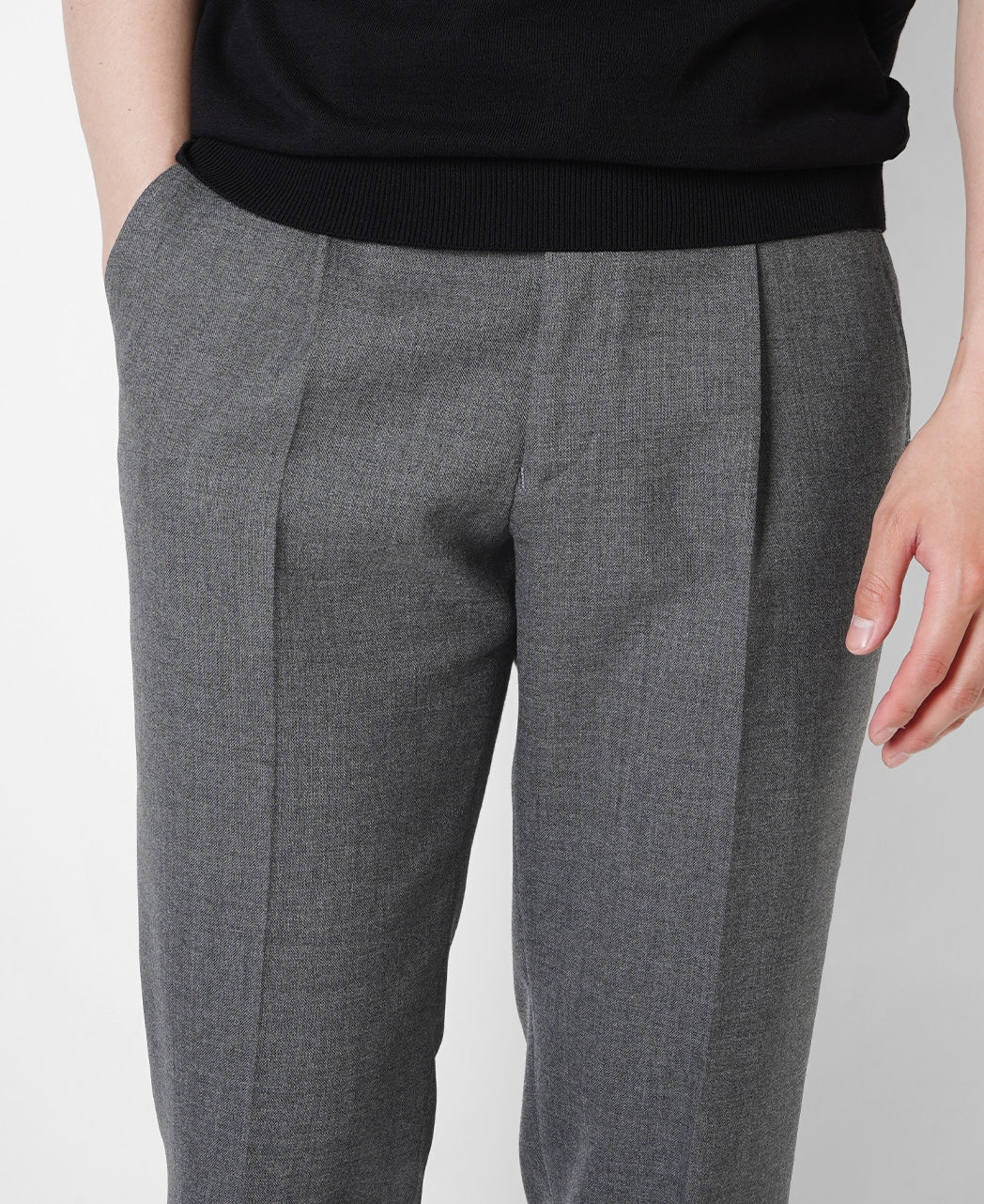 Wool Trousers Flat Front - Image 5
