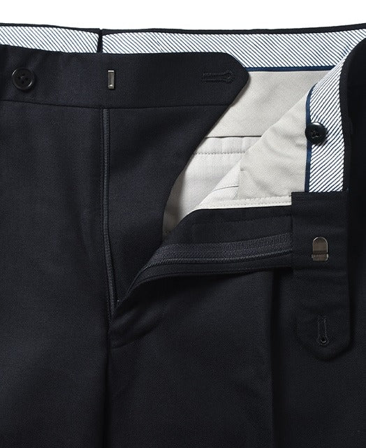 Wool Slacks Stretch Flannel single pleat - Image 3
