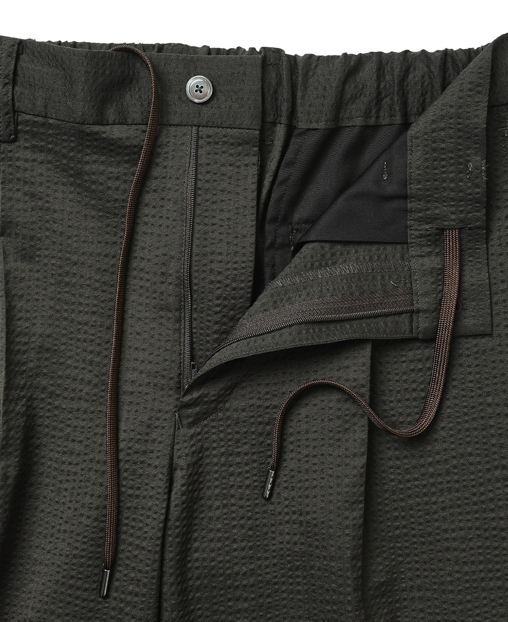 Drawcord Slacks Seersucker - Image 15