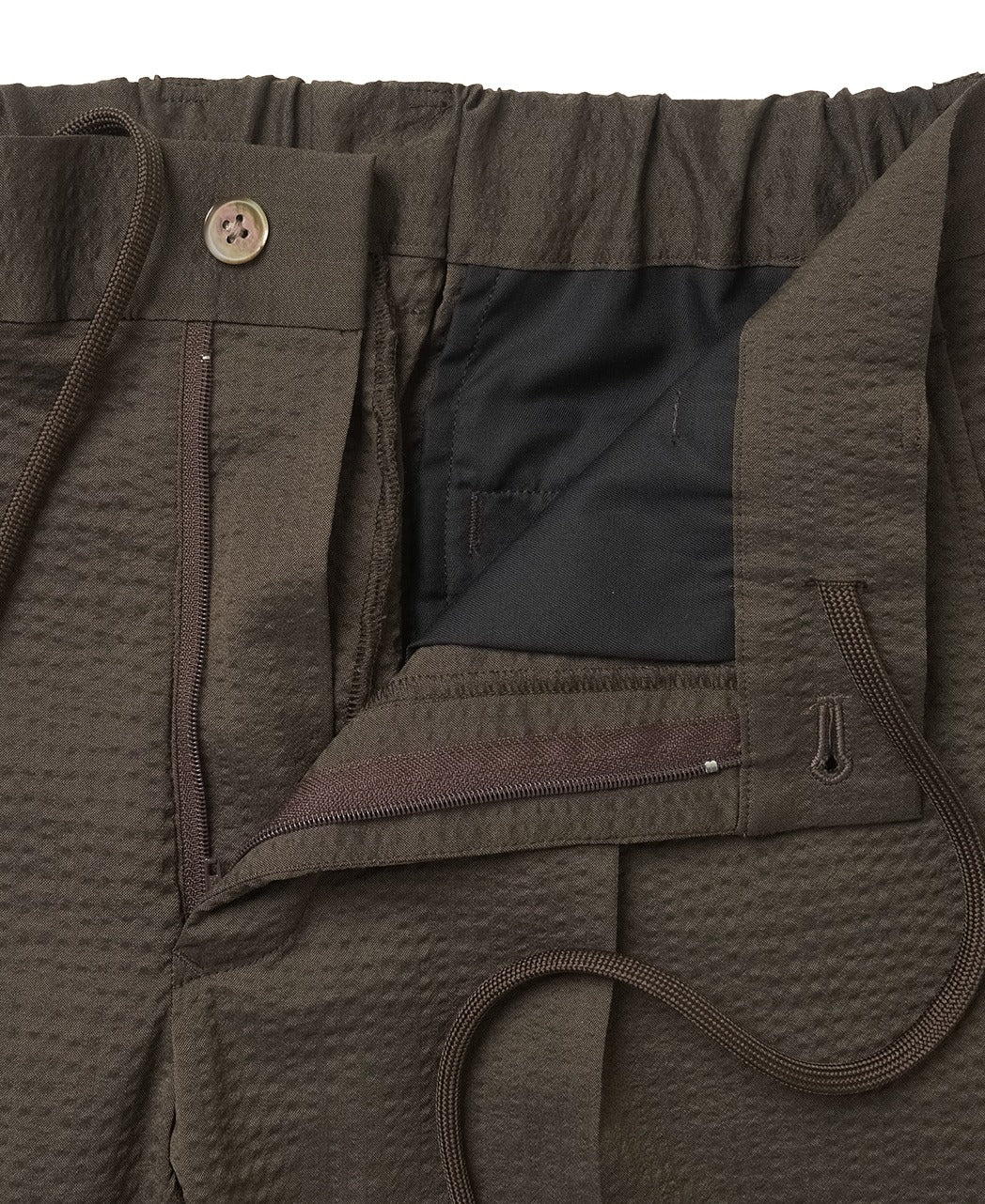 Drawcord Slacks Seersucker - Image 20