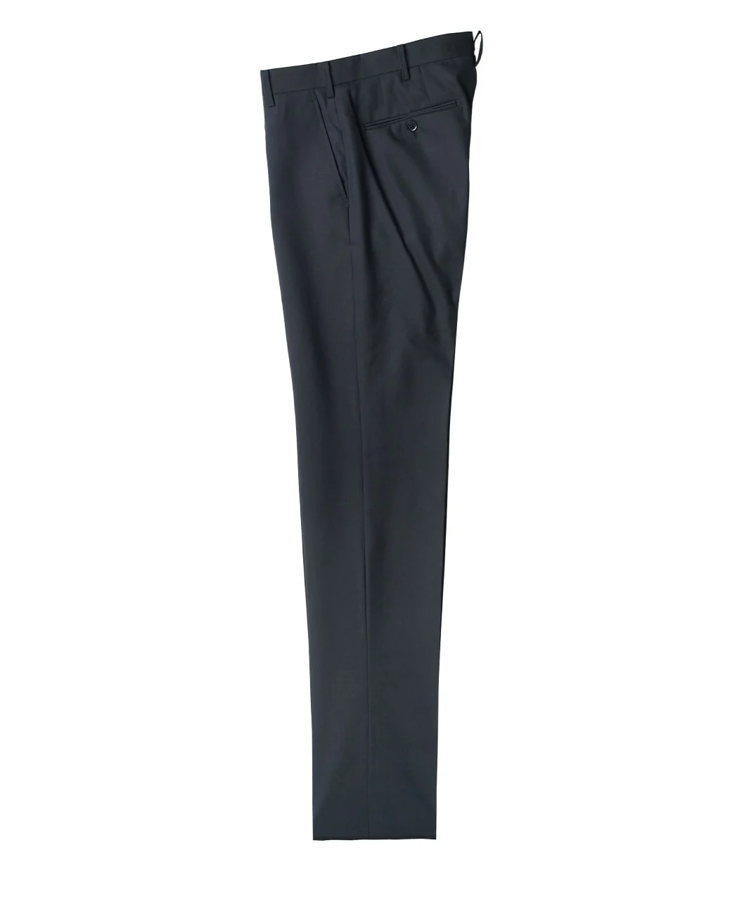 Flat-front wool trousers - Image 13