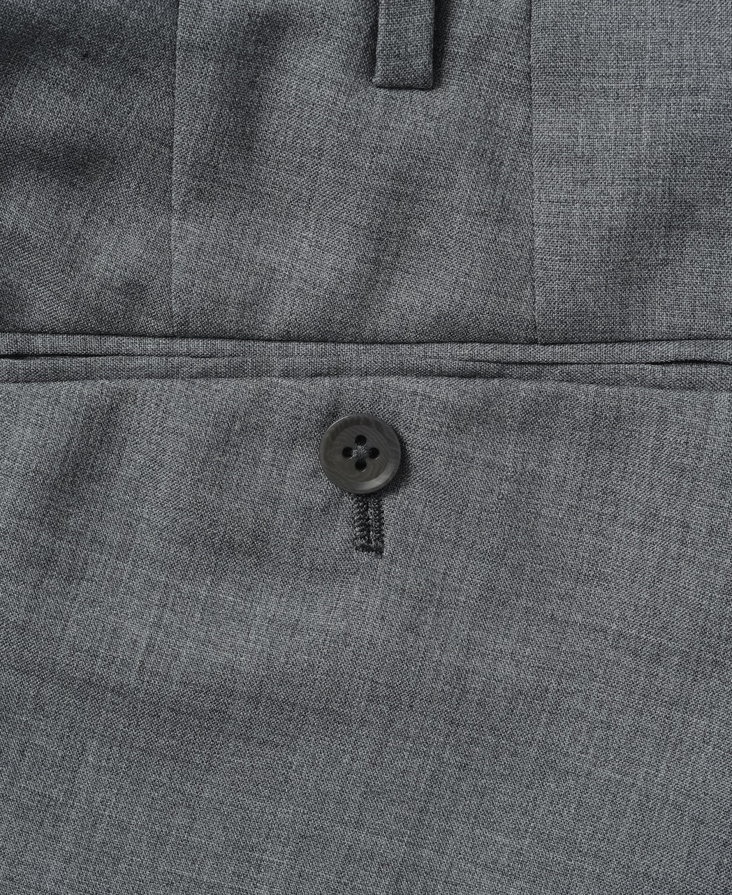 Flat-front wool trousers - Image 5