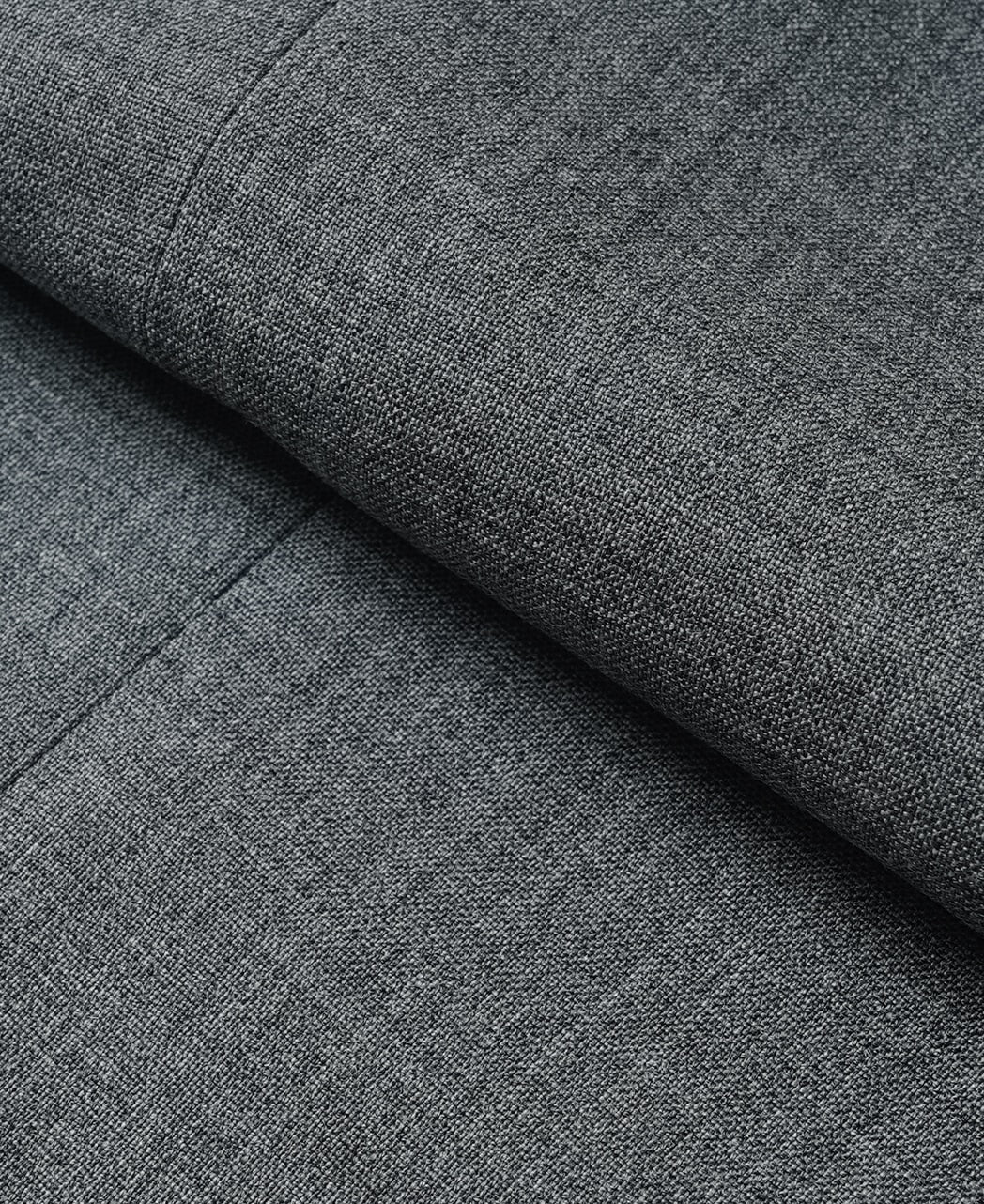Flat-front wool trousers - Image 6