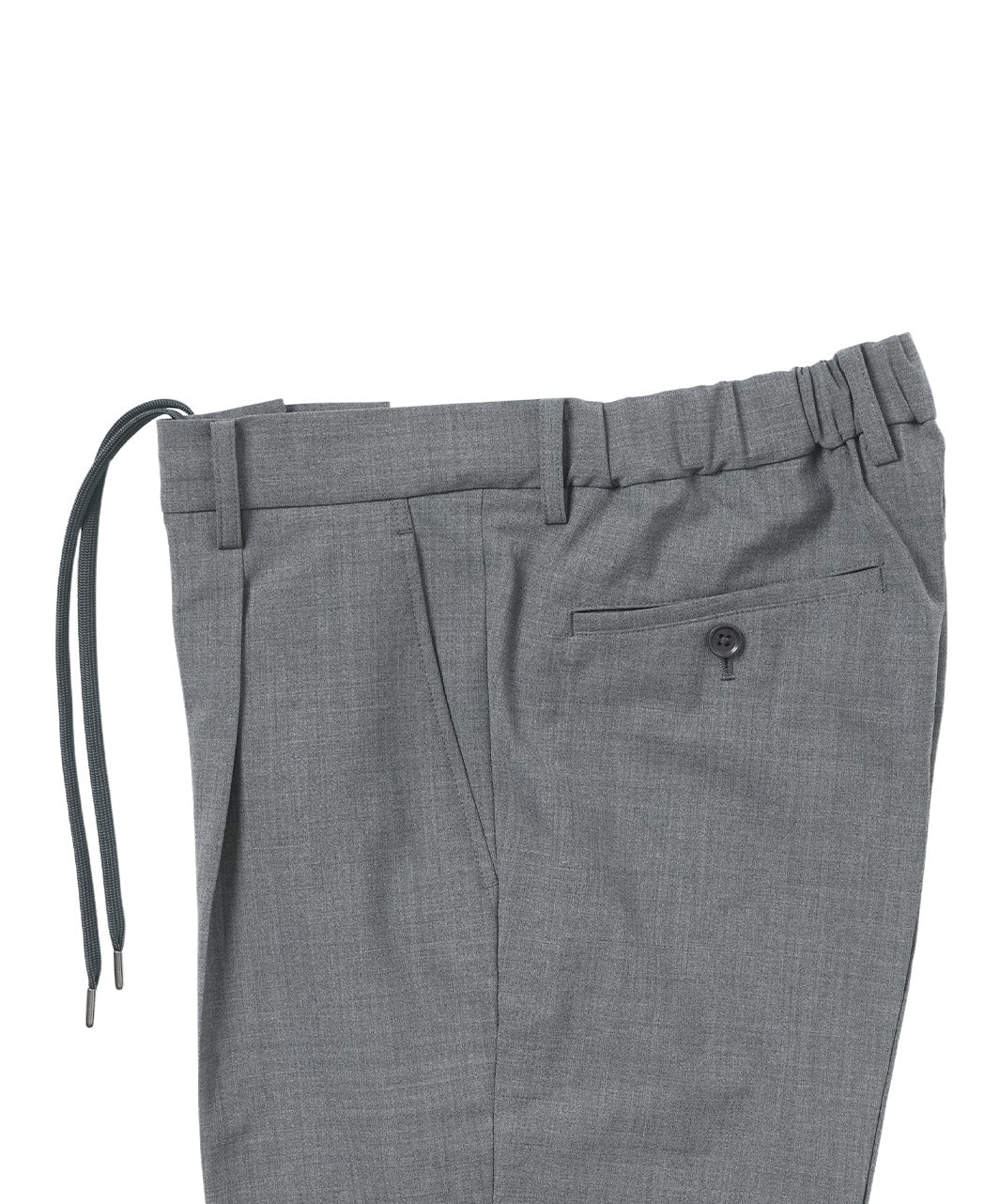 Drawcord Slacks Single Pleat - Image 5