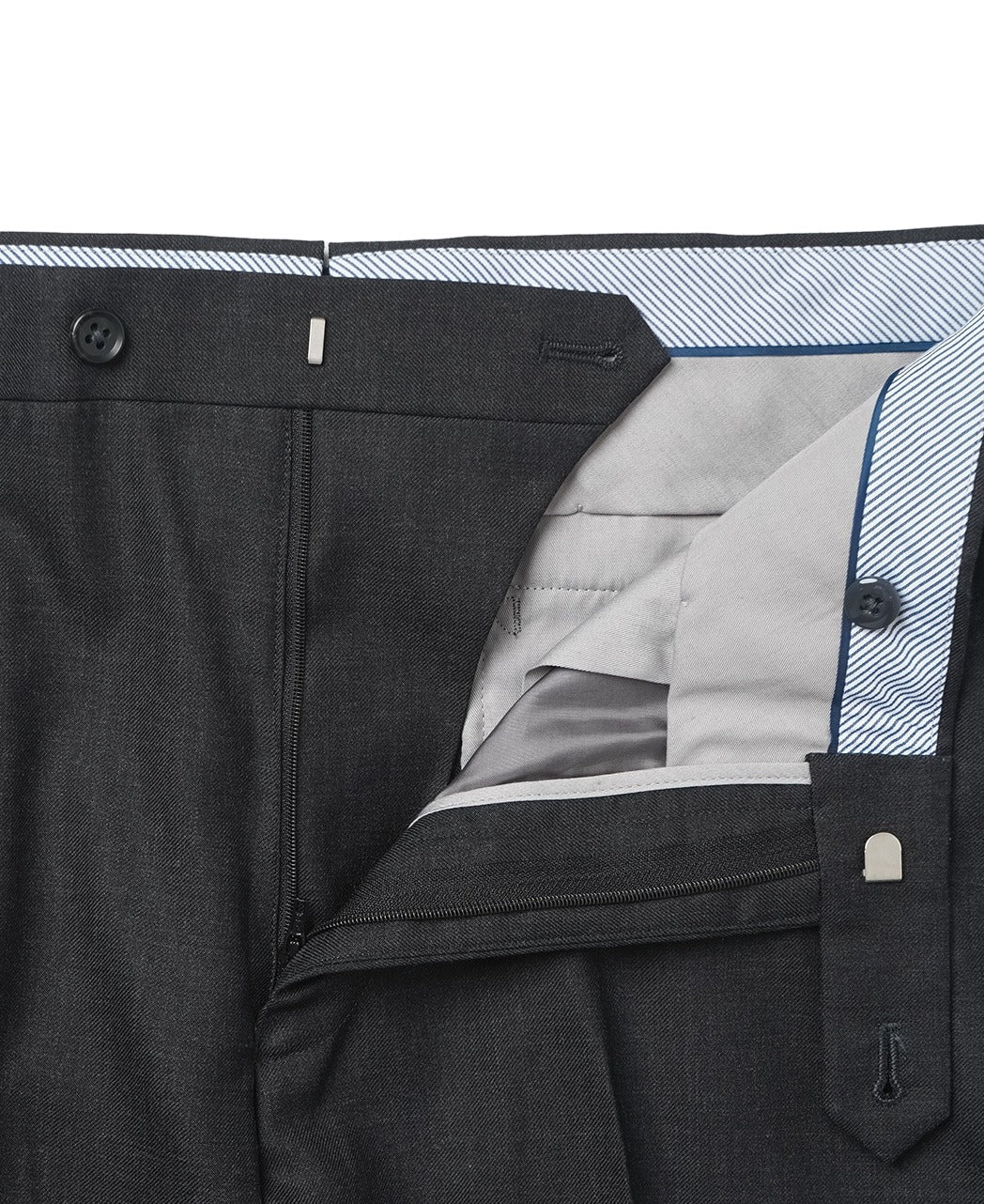 Flat-front Wool Slacks - Image 12