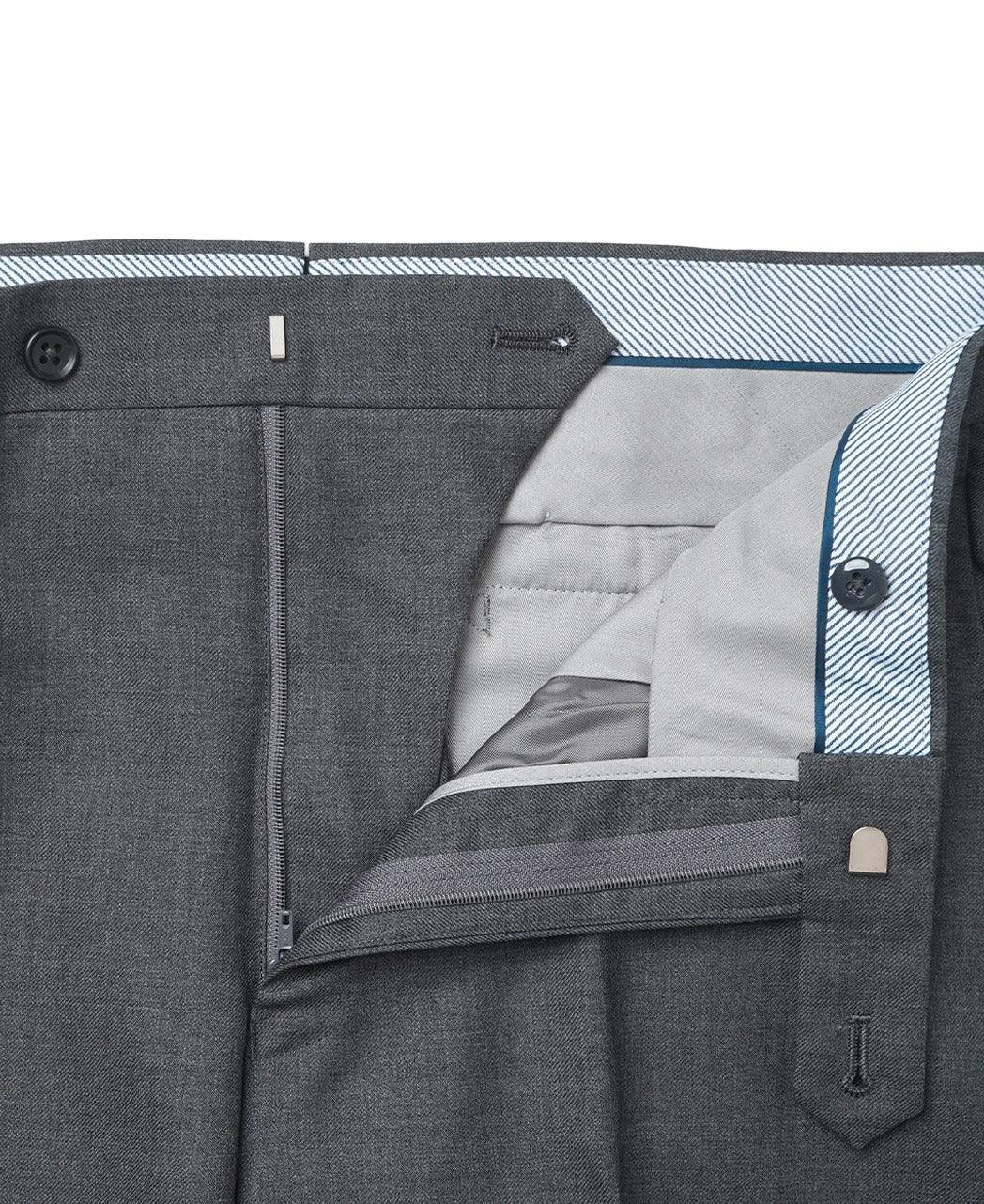 Flat-front Wool Slacks - Image 2