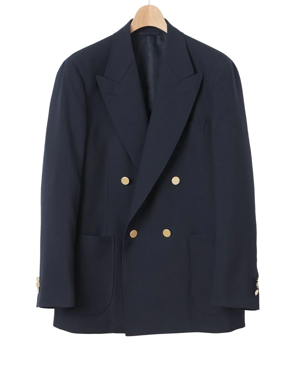 4-Button Wool Double Jacket