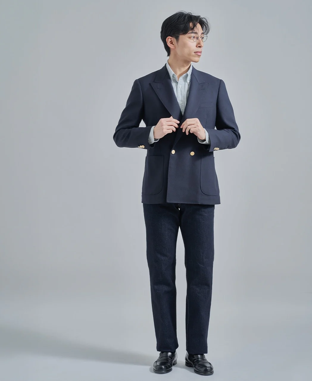 4-Button Wool Double Jacket - Image 3