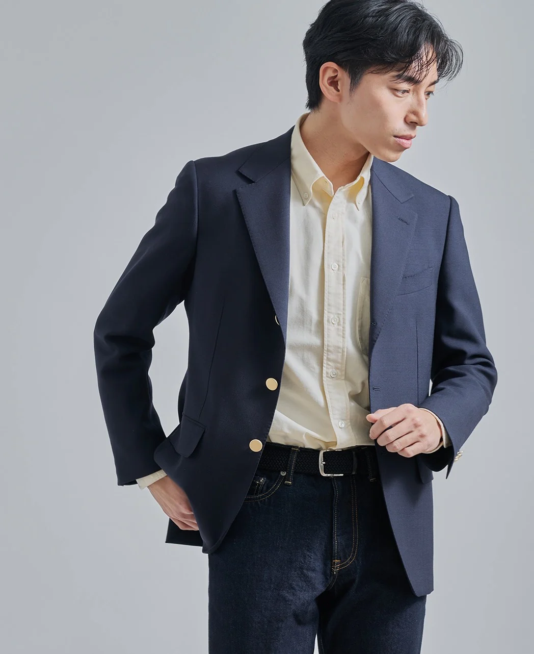 3-Button Wool Jacket - Image 2
