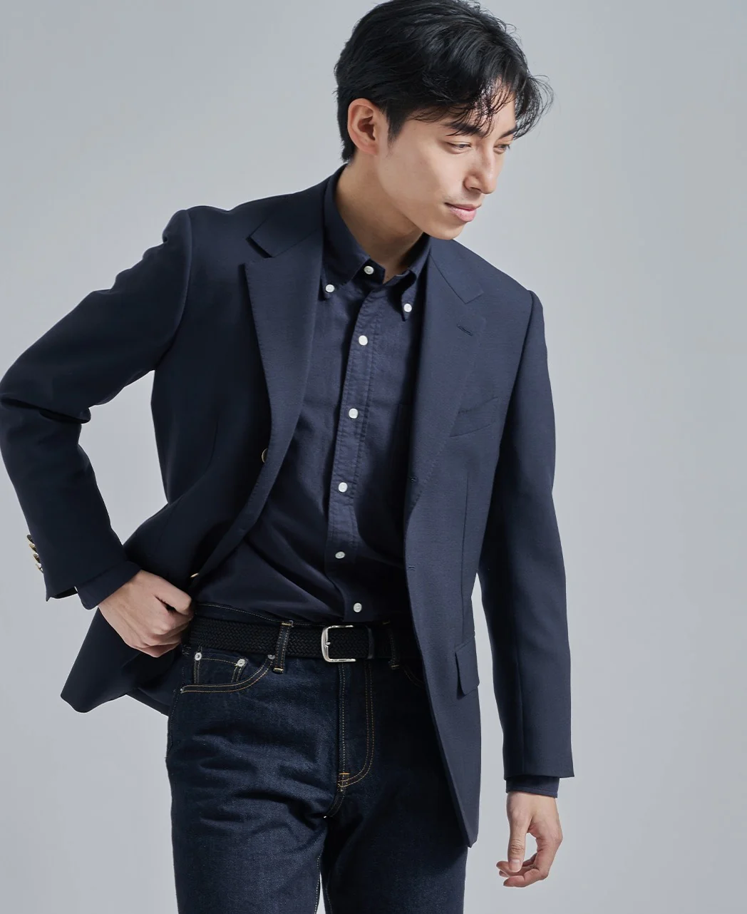 3-Button Wool Jacket - Image 3