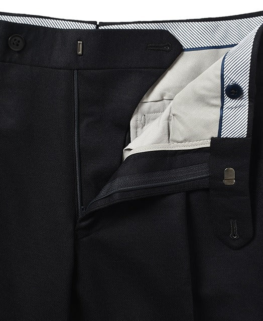 Wool Stretch Slacks (Single Pleat) Jersey Fabric - Image 9