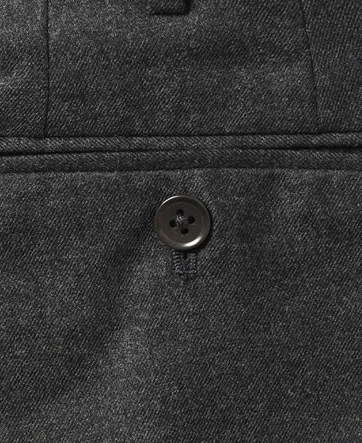 Wool Slacks Stretch Flannel single pleat - Image 13