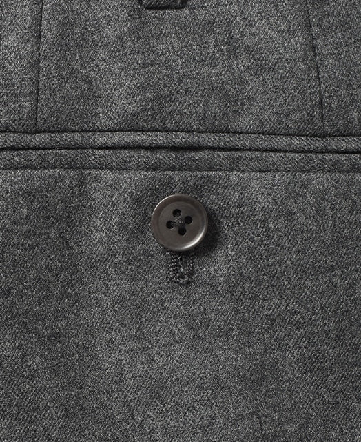 Wool Slacks Stretch Flannel single pleat - Image 5