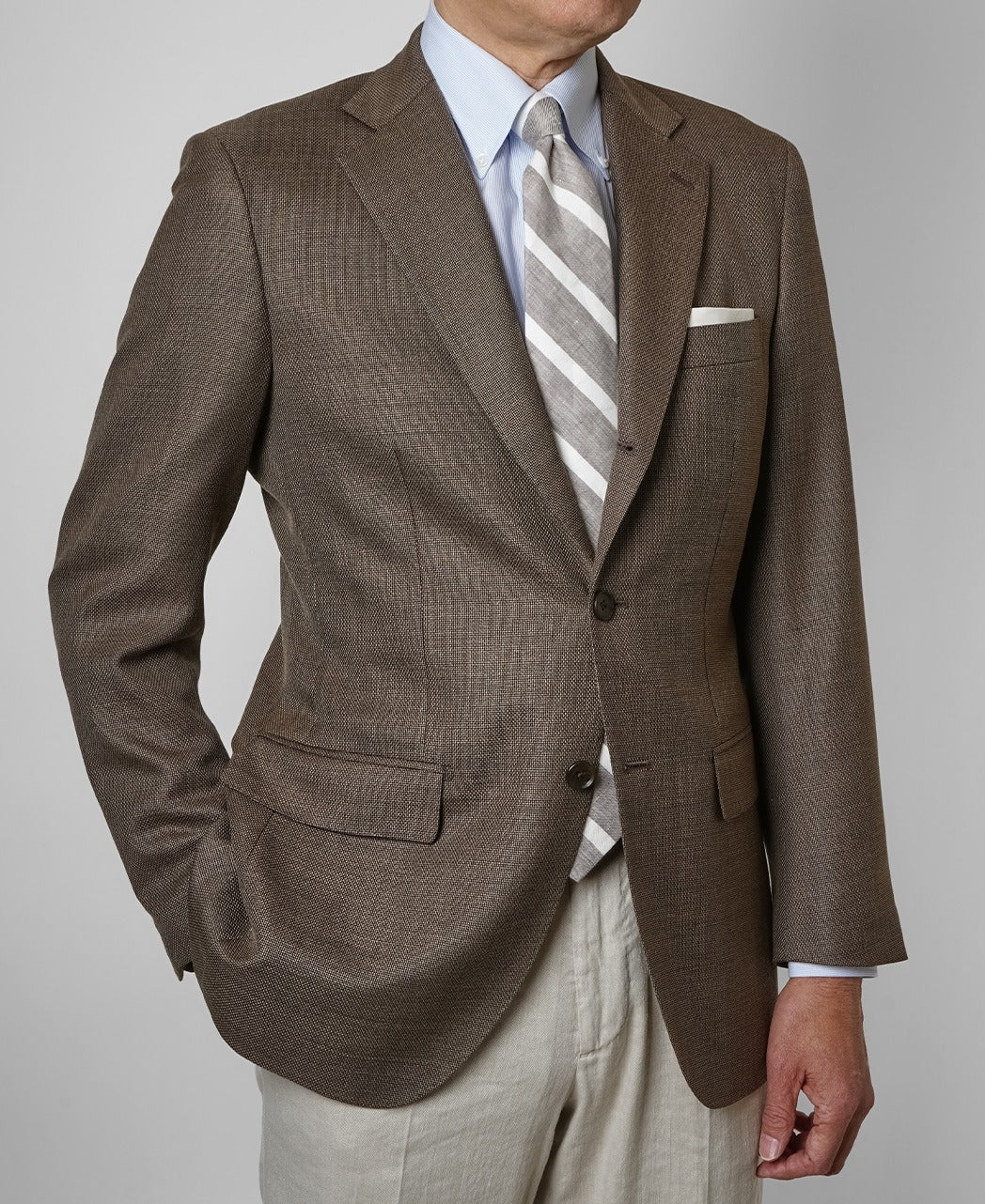 Bishu Tech Wool Hopsack Jacket - Image 2