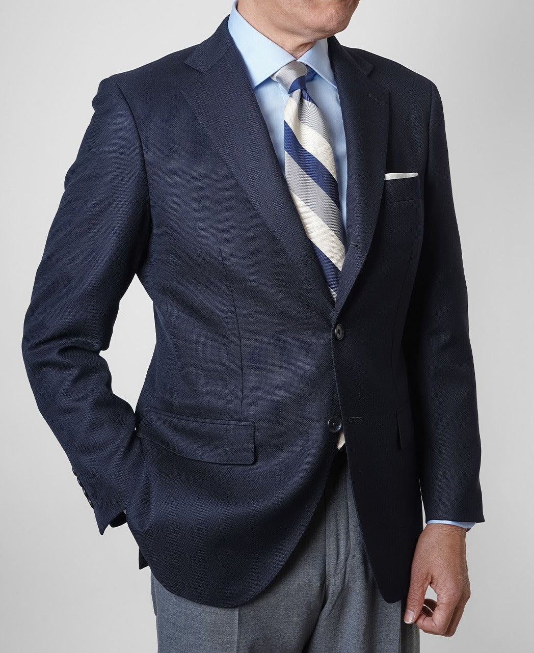 Bishu Tech Wool Hopsack Jacket - Image 9