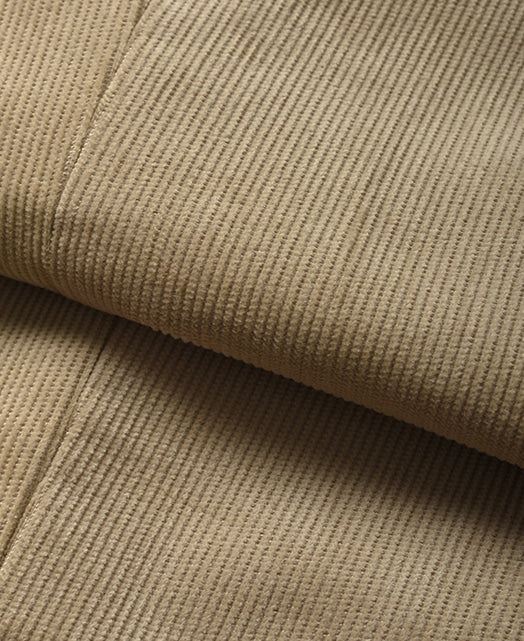 Cotton pants Fine-wale corduroy single pleat - Image 9