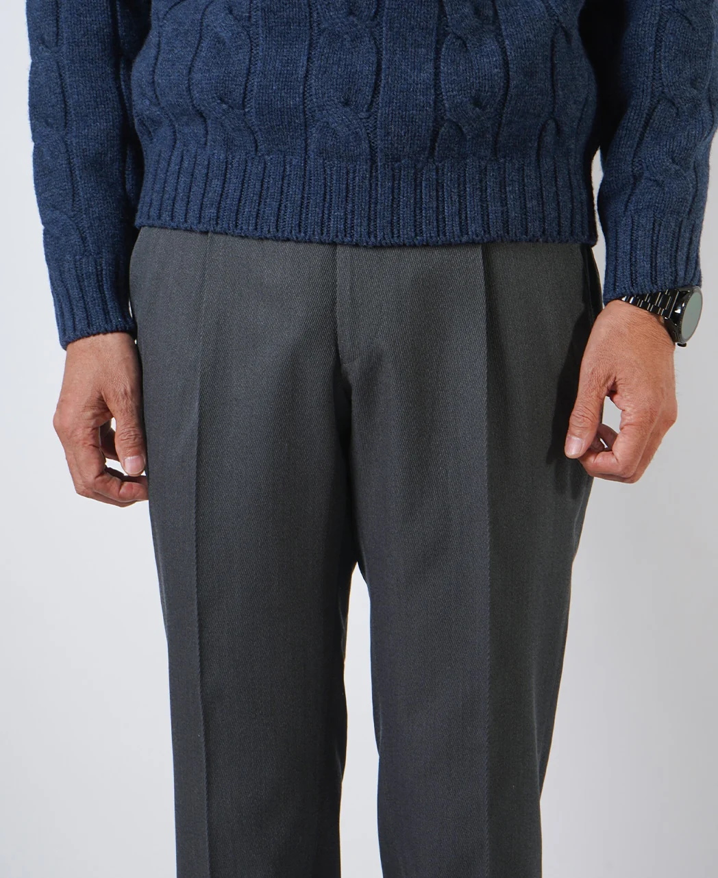 TECH WOOL Slacks single pleat - Image 11