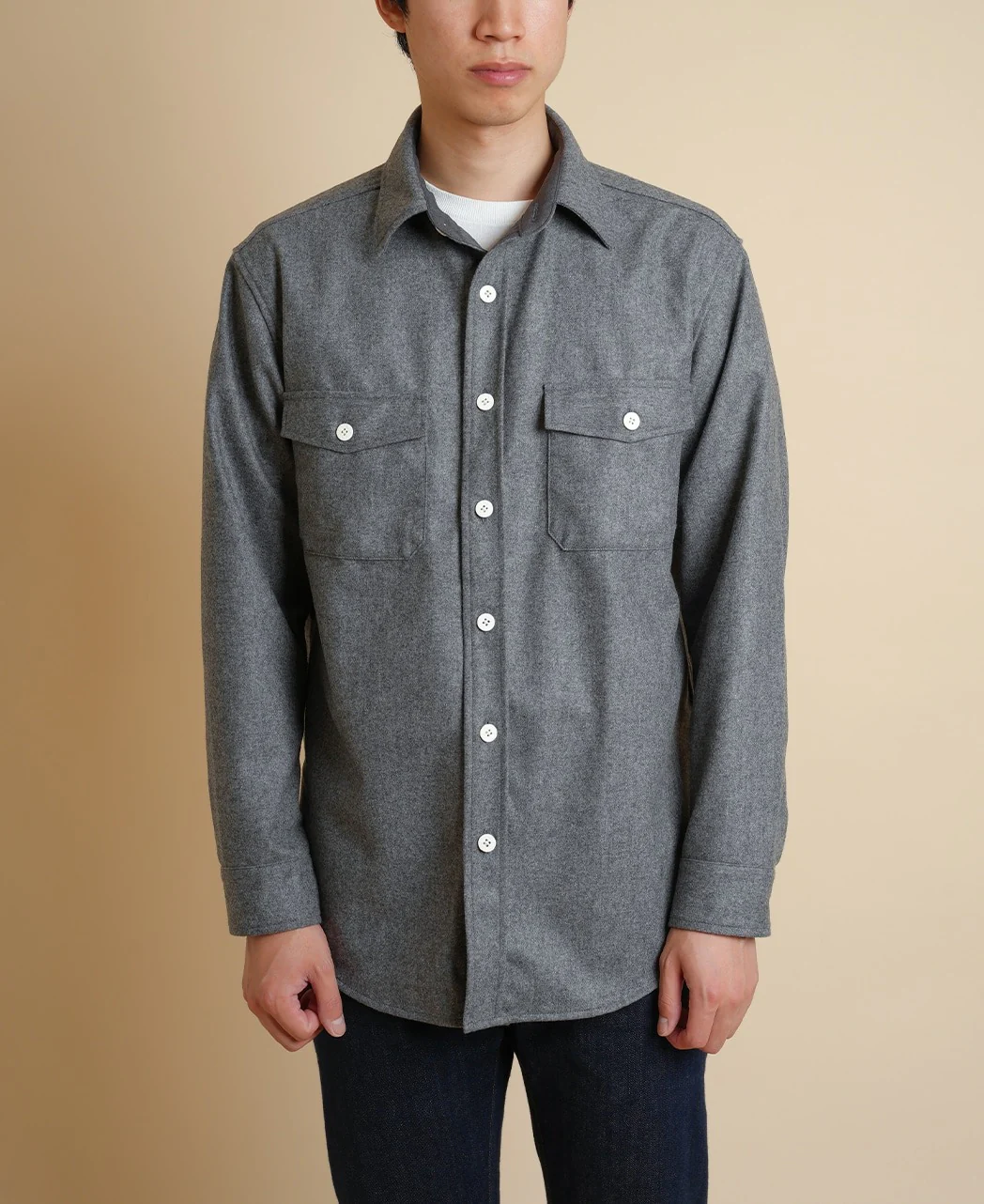 Wool Flannel CPO Shirt - Image 4