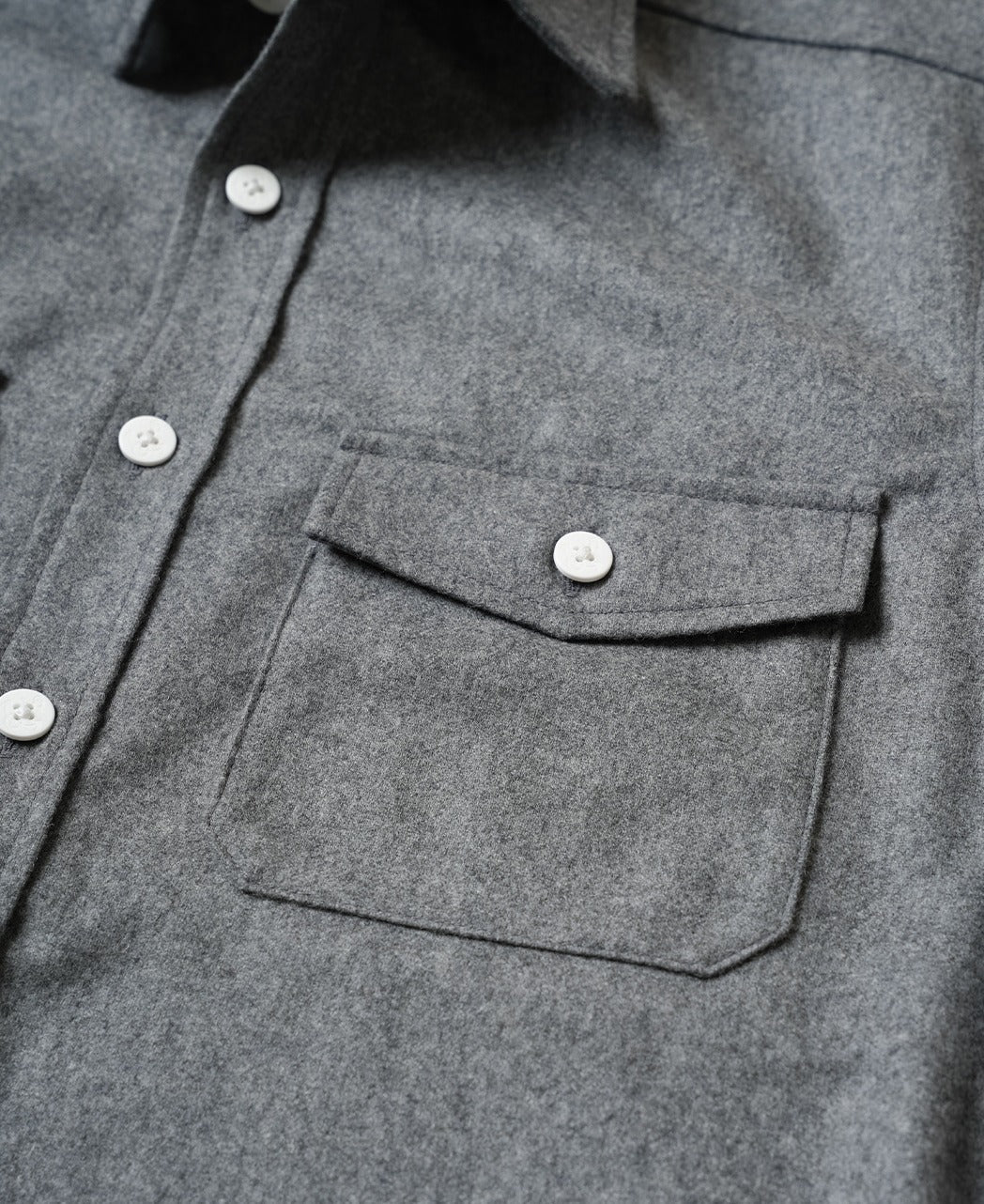 Wool Flannel CPO Shirt - Image 8